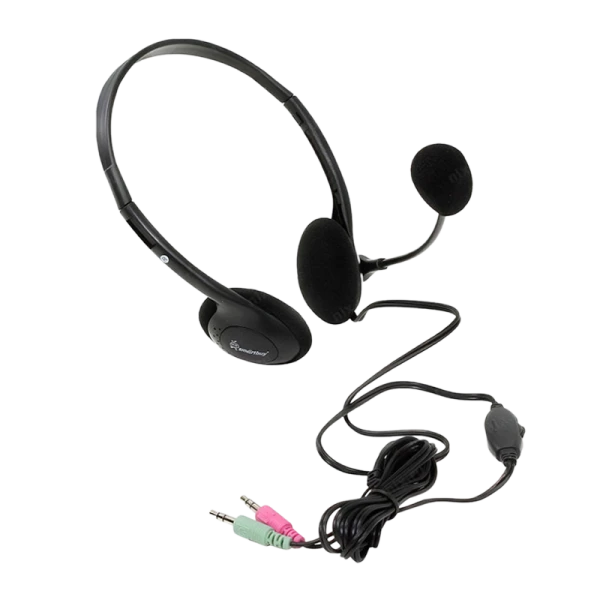 Наушники накладные Smartbuy EZ-TALK с микр. черный (1/40)