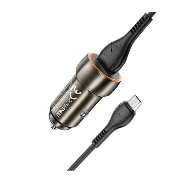 Автомобильное З/У HOCO Z46 USB 3.0A серый (1/13/130)