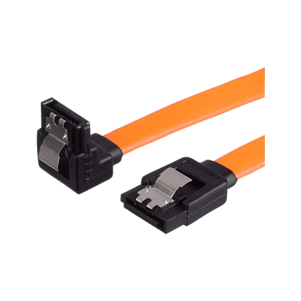 Кабель GoPower SATA (m)-SATA (m) 0.5м силикон ver.3.0 оранжевый в пакете (1/250)