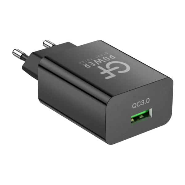 Сетевое З/У GFPower GF21 1USB 3.0A QC3.0 черный (83/332)