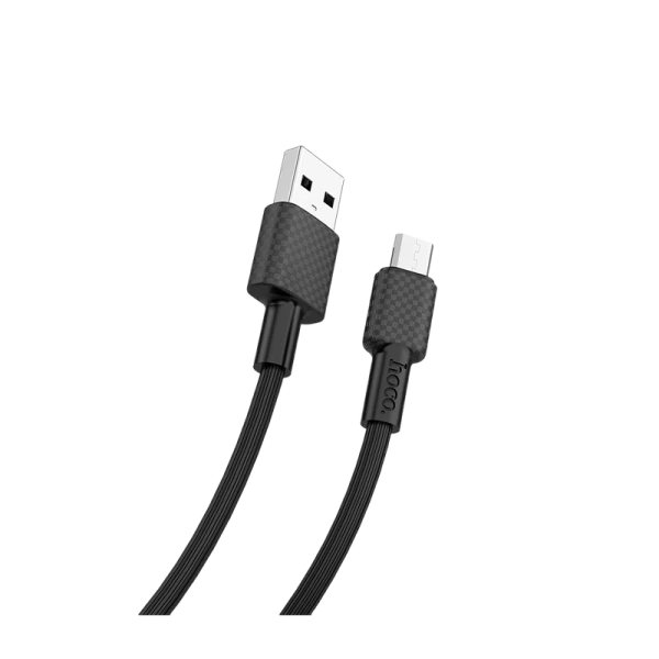 Кабель HOCO X29 USB (m)-microUSB (m) 1.0м 2.0A TPE черный (1/33/330)