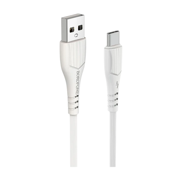 Кабель Borofone BX37 USB (m)-Type-C (m) 1.0м 3.0A ПВХ белый (1/360)