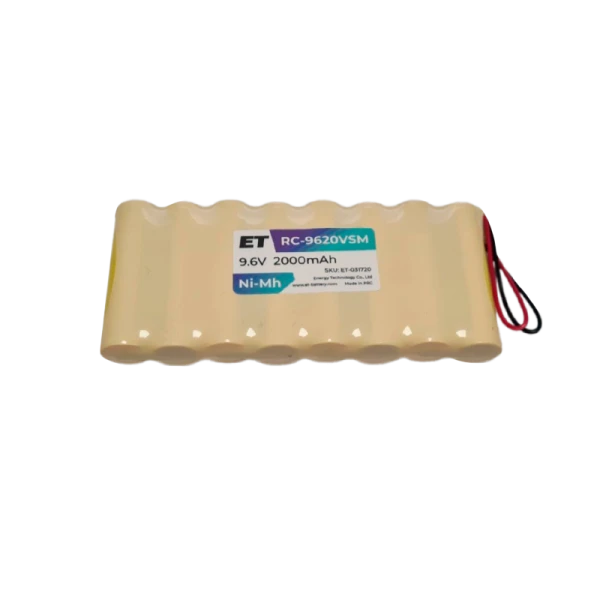 Аккумулятор ET RC-9620VSM PK1 чёрный, 9.6V, 2000mAh, Ni-Mh