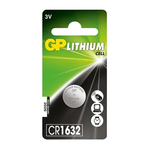 Батарейка GP CR1632 BL1 Lithium 3V (1/10/100/900)