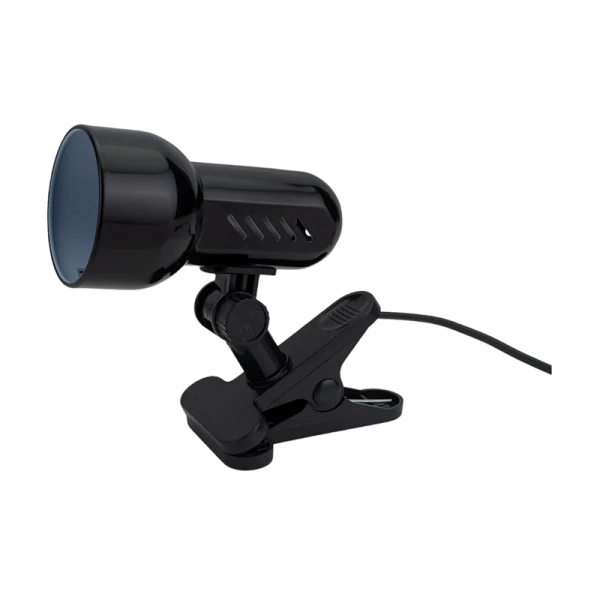Светильник настольный Ultraflash UF-381 40W 230V E27 прищепка ЛОН черный (1/40)