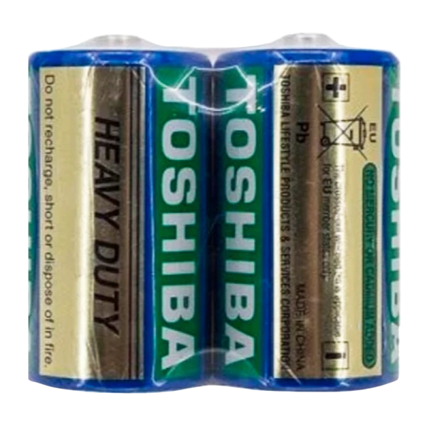 Батарейка Toshiba KG R14 C Shrink 2 Heavy Duty 1.5V (2/24/480)