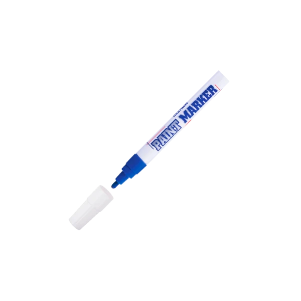 Маркер промышленный MunHwa PAINT MARKER PM-02 4.0мм нитрокраска BL1 синий (1/36)