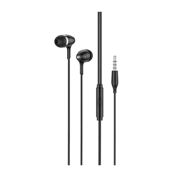 Наушники внутриканальные HOCO M76 с микр. черный (1/21/210)
