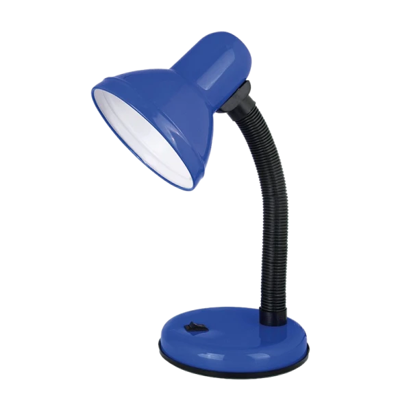 Светильник настольный Ultraflash UF-301P 60W 230V E27 на основании синий (1/32)