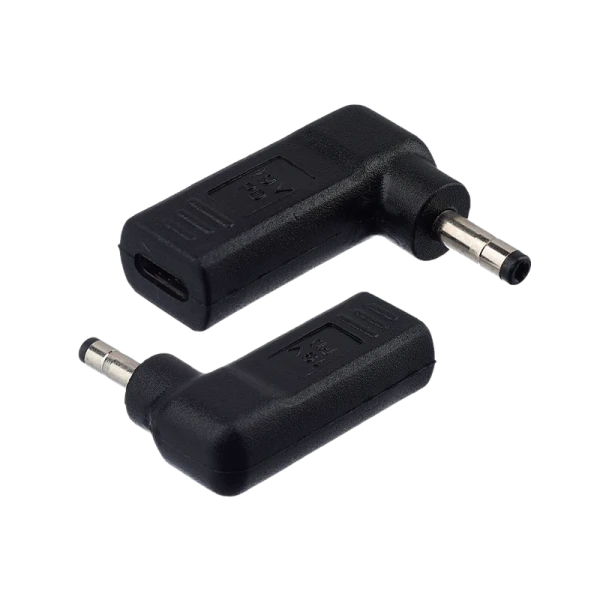 Адаптер GoPower Type-C (m)-4.0x1.7mm (m) черный