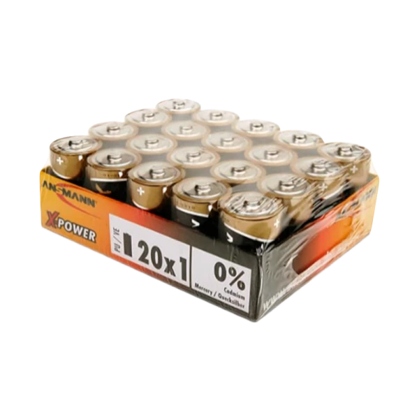 Батарейка ANSMANN X-POWER LR20 bulk, в упак 20 шт