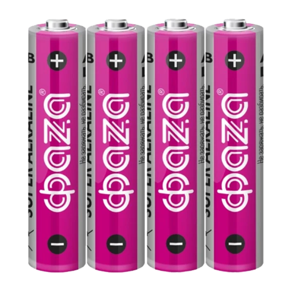 Батарейка Фаzа Super LR03 AAA Shrink 4 Alkaline 1.5V (4/96/384)