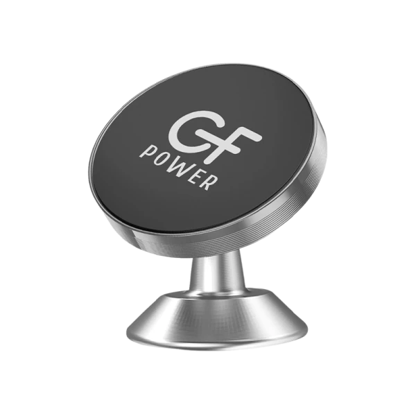 Держатель автомобильный GFPower CH-05 клеевая основа поворотный магнит серебряный (1/300)