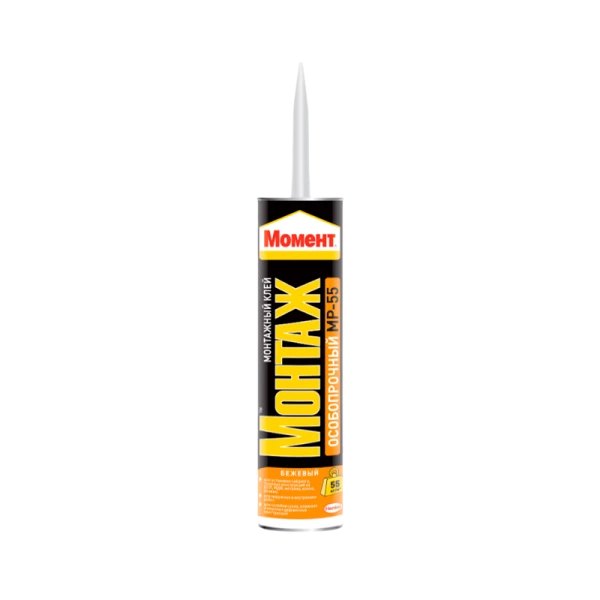Монтажный клей Момент МР-55 423г особопрочный (1/12/900)