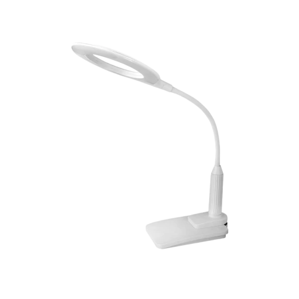 Светильник настольный Camelion KD-814 7W 230V 1LED на основании сенс. 4 ур.ярк. белый (1/6)