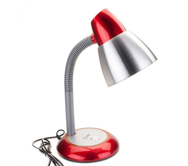 Светильник настольный ЭРА N-115 40W 220V E27 на основании красный (1/12)