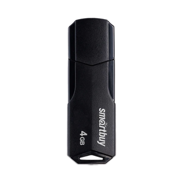 Флеш-накопитель Smartbuy Clue 4GB USB2.0 пластик черный