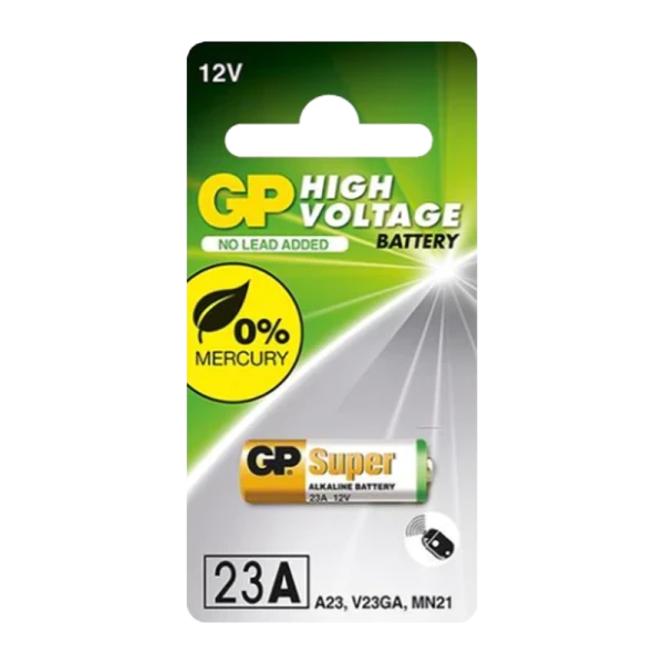 Батарейка GP LR23/V23GA/A23/MN21 BL1 Alkaline 12V (1/20/200) R