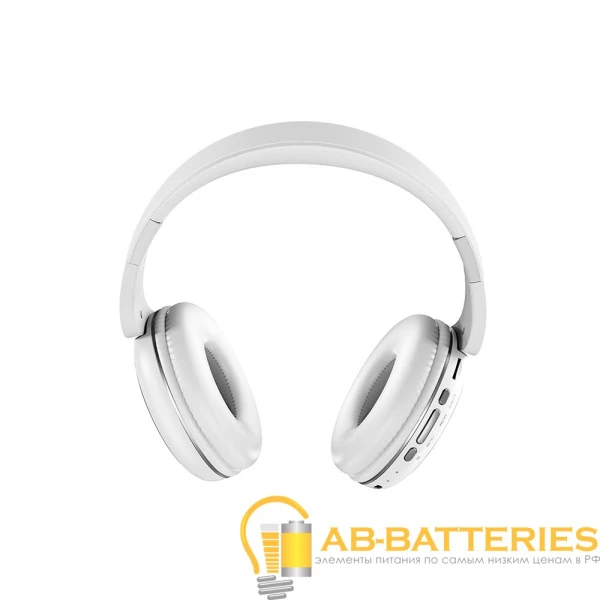 Наушники полноразмерные HOCO W23 bluetooth 5.0 с микр. microSD белый (1/30)