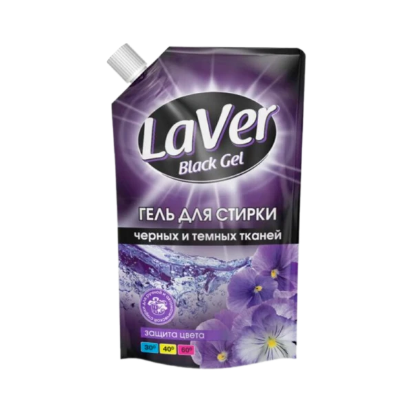 Гель для стирки черного белья LaVer 1л дой-пак (1/6/90)