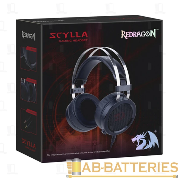 Наушники полноразмерные Redragon Scylla с микр. игровые черный (1/10)