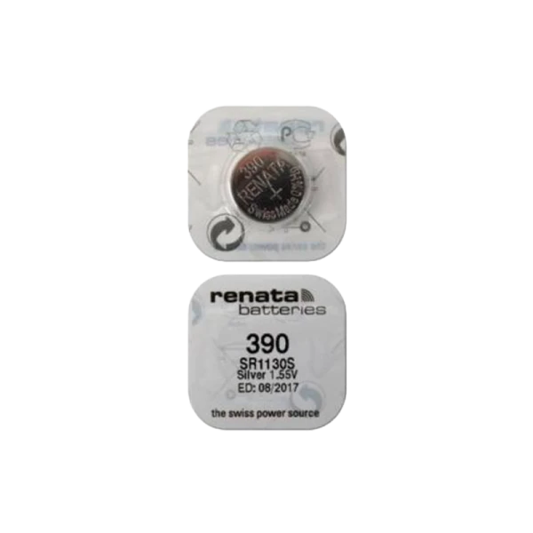 Батарейка Renata 390 (SR1130SW) BL10 Silver Oxide 1.55V (10/100)