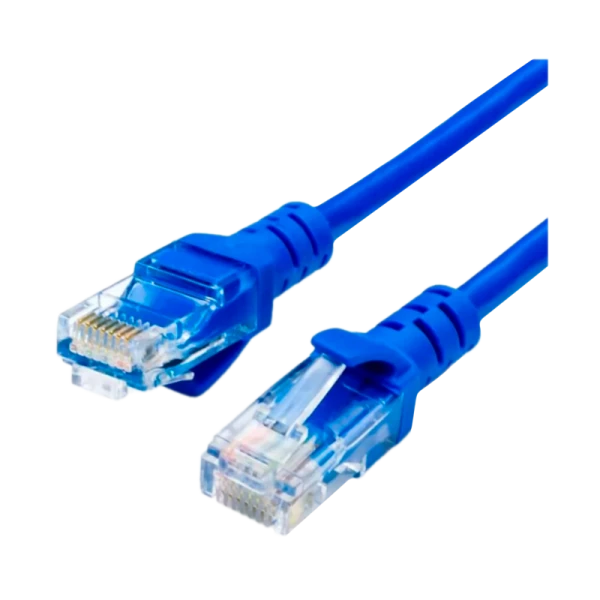 Патч-корд Atcom RJ-45 (m)-RJ-45 (m) 15.0м кат.5е ПВХ 24AWG синий (1/50)