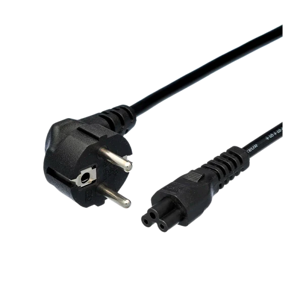 Кабель питания GoPower евровилка CEE 7/7-IEC 320 C5 1.8м ПВХ 0.75мм черный (1/10/160)