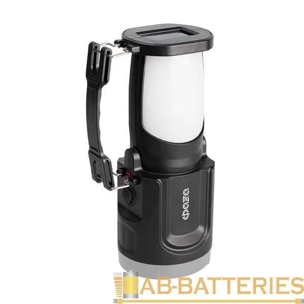 Фонарь туристический Фаzа AccuF8-L1W/L24 1W 1+24LED от аккумулятора черный (1/20/40)