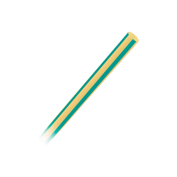 Термоусаживаемая трубка Smartbuy 2/1, желтый-зеленый, 1 метр (SBE-HST-2-yg)