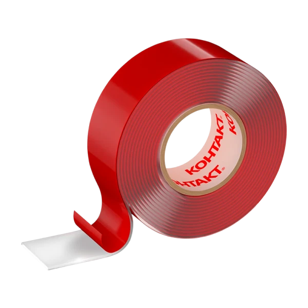 *Клейкая лента Контакт Дом 19мм*2м двусторонняя монтажная (1/12/144) 