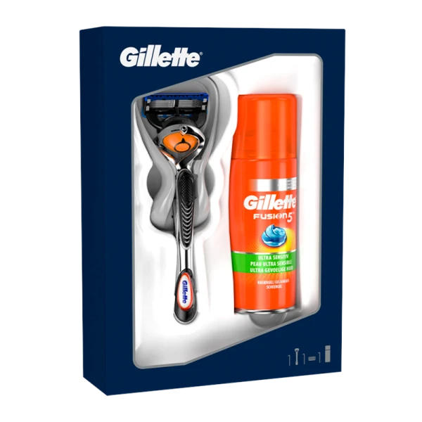 Набор Fusion Proglide Flexball (Cтанок + 1 кассета&nbsp;&nbsp;+ Гель д/бр 75мл )