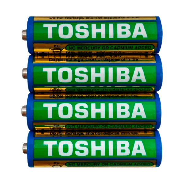 Батарейка Toshiba R6 AA Shrink 4 Heavy Duty 1.5V (4/40/200/1000)