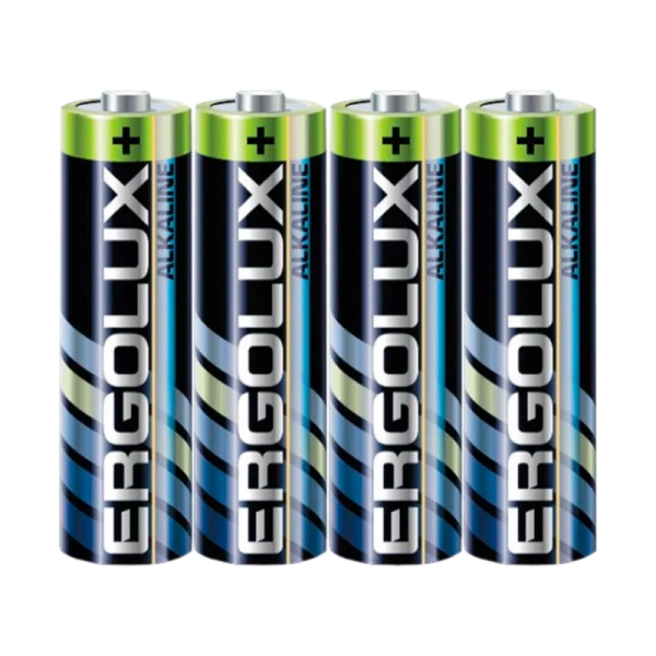 Батарейка Ergolux LR6 AA Shrink 4 Alkaline 1.5V (4/60/720) 