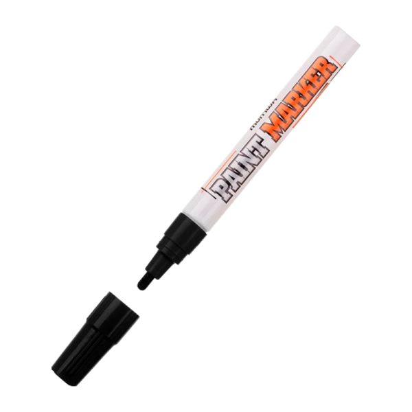 Маркер промышленный MunHwa INDUSTRIAL IPM-01 4.0мм нитрокраска черный (1/12/576)