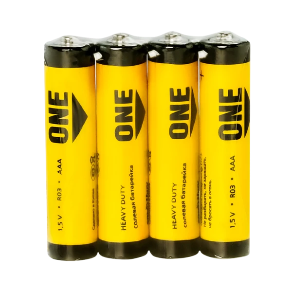 Батарейка Smartbuy ONE R03 AAA Shrink 4 Heavy Duty 1.5V (4/60/600)