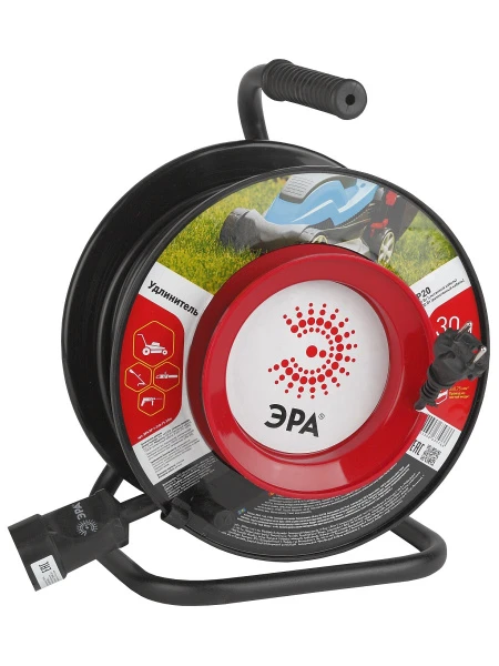 Удлинитель силовой ЭРА RP 1р.Б/З 6A 40.0м на катушке