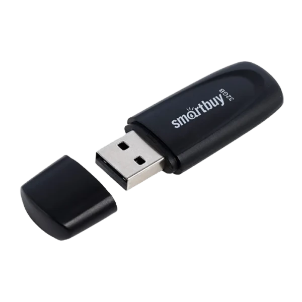 Флеш-накопитель Smartbuy Scout 32GB USB2.0 пластик черный