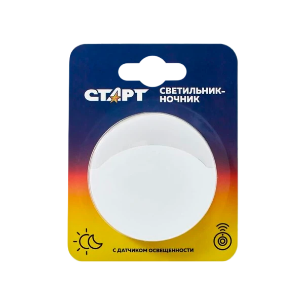 Ночник Старт "Круг1" NL 1LED белый