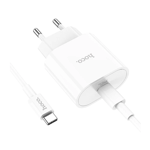 Сетевое З/У HOCO C94A Type-C 20W белый (1/13/130)