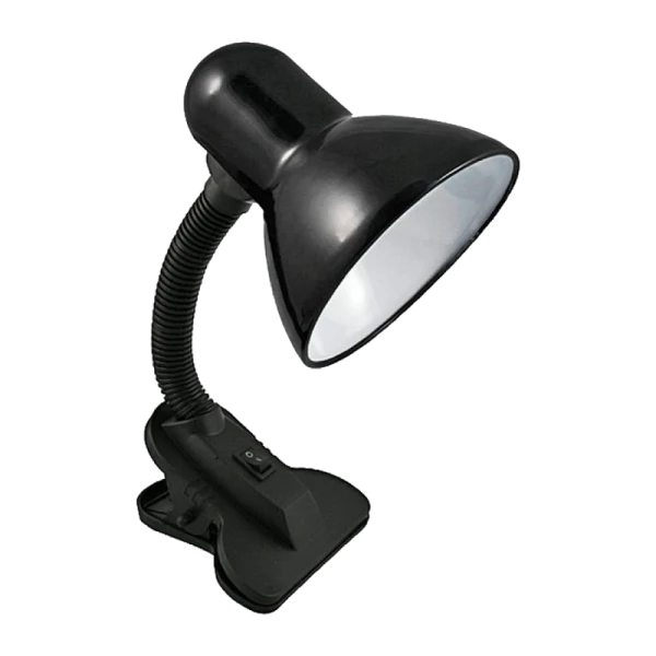 Светильник настольный Старт СТ03 40W 220V E27 прищепка черный