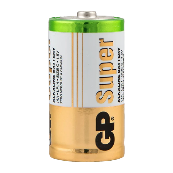 Батарейка GP Super LR14 C BL2 Alkaline 1.5V (2/20/160)