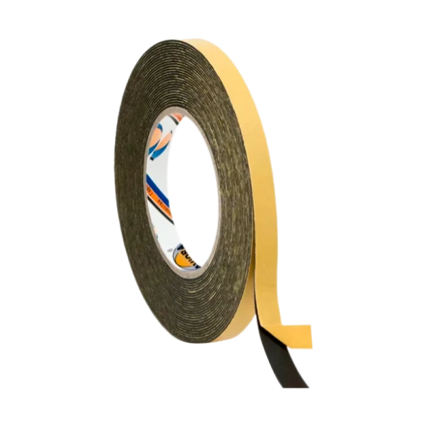 Клейкая лента Aviora 19*10мм двусторонняя для крепления зеркал вспененная основа черный (1/48)