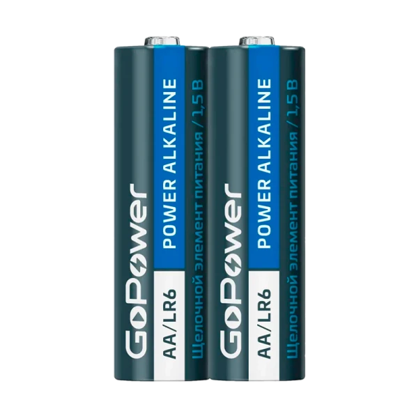 Батарейка GoPower LR6 AA BL2 Alkaline 1.5V (2/24/480)