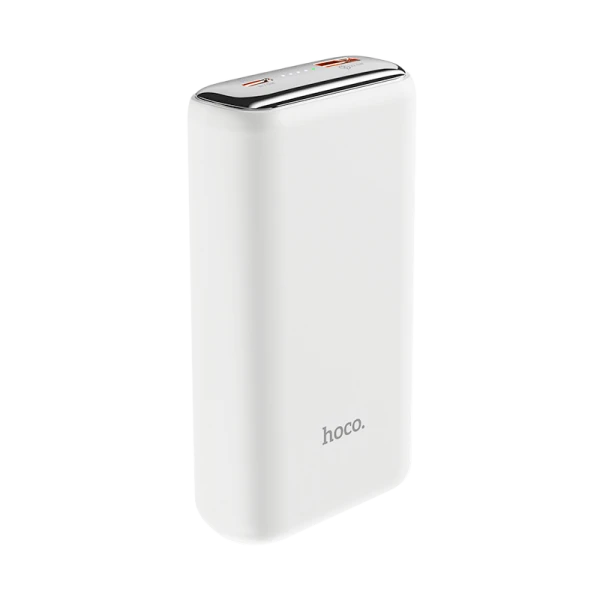 Внешний аккумулятор HOCO Q1A 20000mAh 3.0A 20W 1USB/Type-C PD3.0 белый (1/24)