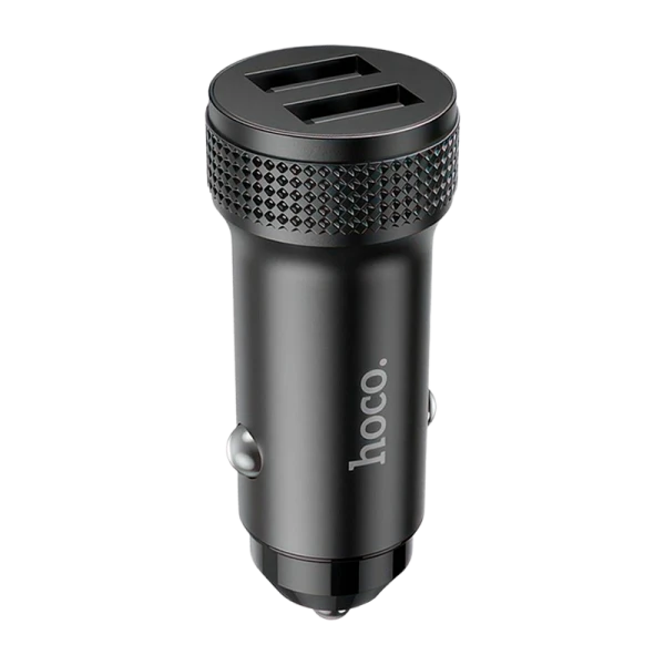 Автомобильное З/У HOCO Z49 2USB 2.4A черный (1/13/130)