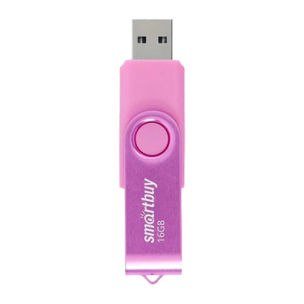 Флеш-накопитель Smartbuy Twist 16GB USB2.0 пластик розовый