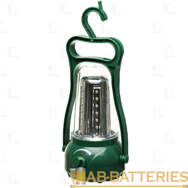 Фонарь туристический Трофи TK35 3.8W 35LED от аккумулятора зеленый (1/24/96)