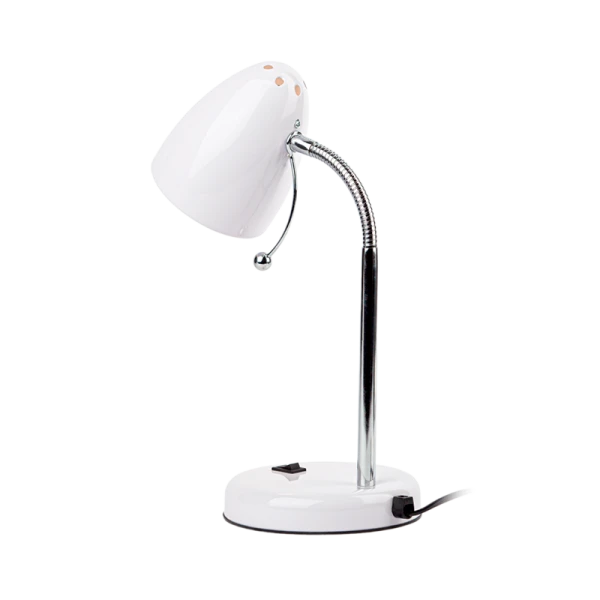 Светильник настольный ЭРА N-116 40W 220V E27 IP20 на основании белый (1/16)