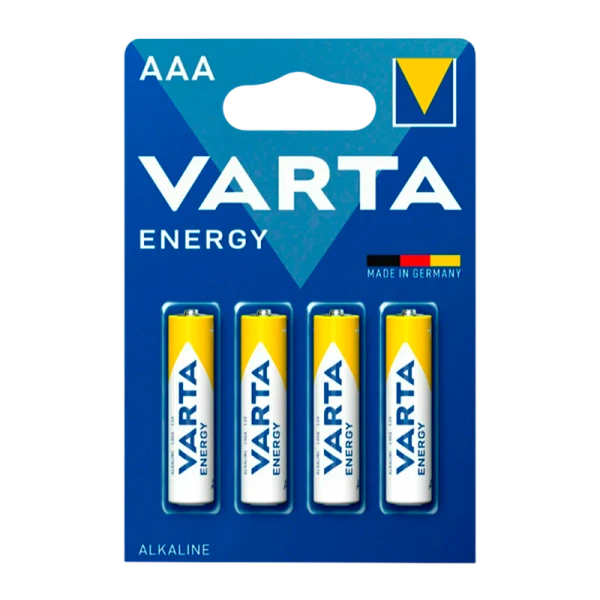 Батарейка Varta ENERGY LR03 AAA BL4 Alkaline 1.5V (4103) (4/40/200)